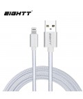Cable Metal flex USB Lightning_iphone Silver