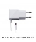 Cargador Smartphone Tablet Micro USB 5V 2.1A