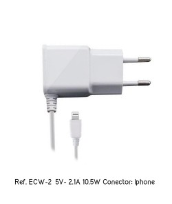 Cargador Smartphone Tablet Iphone 5V 2.1A