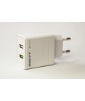 Cargador USB Qualcomm 3.0 de 2 puerto 12W