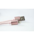 Cable Metal flex USB Lightning_iphone Gold